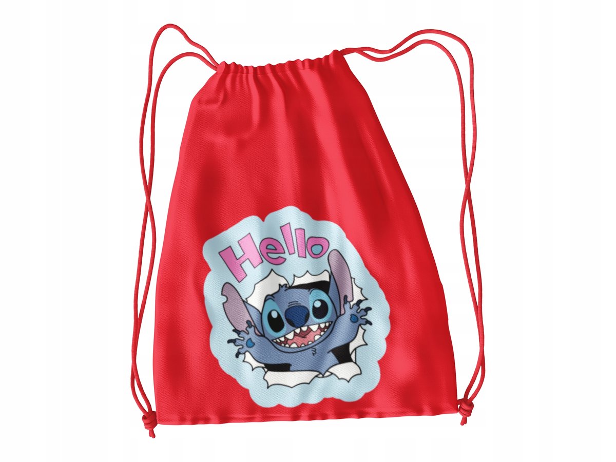 WOREK DO SZKOŁY WF/BUTY STITCH + IMIĘ