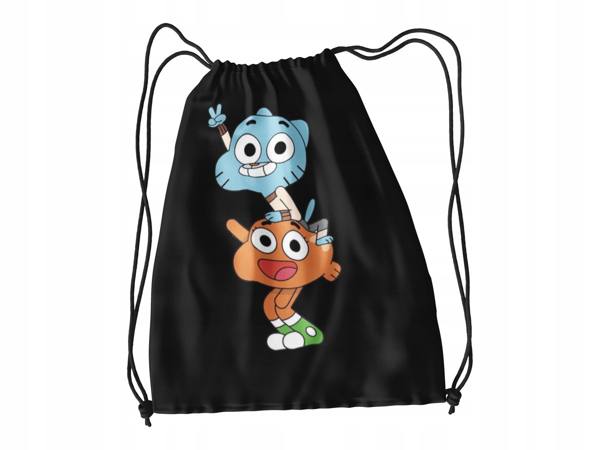 WOREK DO SZKOŁY WF/BUTY GUMBALL+ IMIĘ