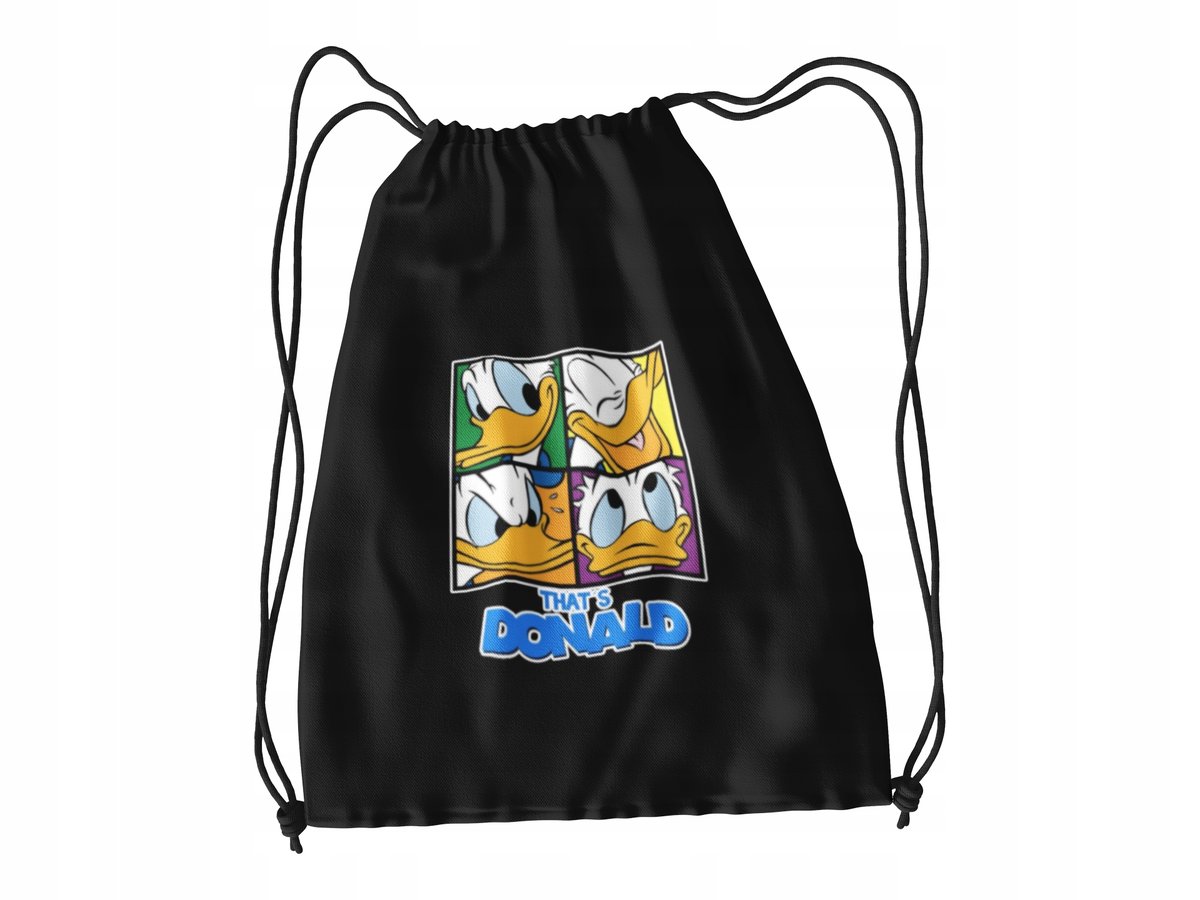 WOREK DO SZKOŁY WF/BUTY KACZOR DONALD + IMIĘ