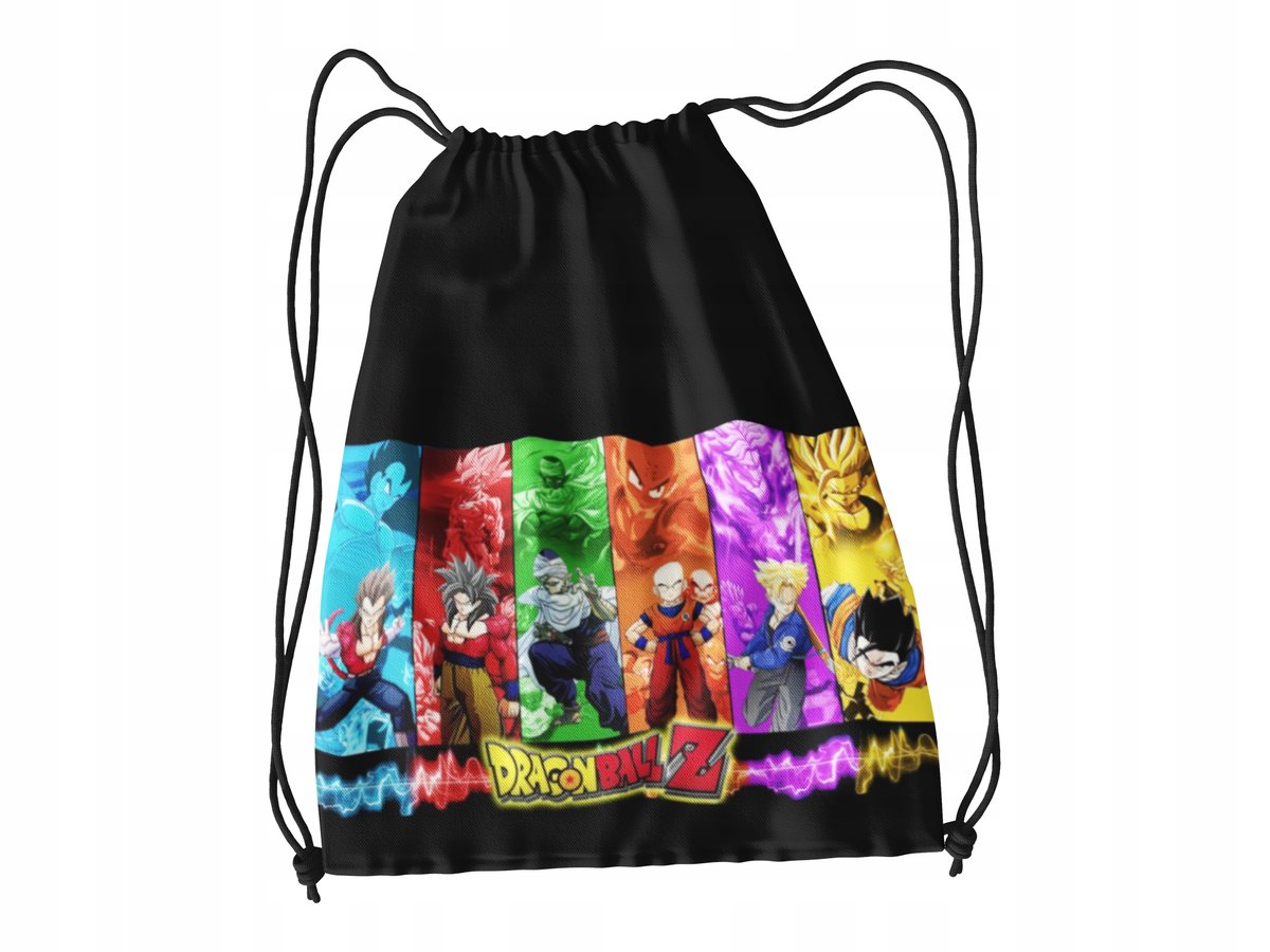 WOREK DO SZKOŁY WF/BUTY DRAGONBALL + IMIĘ