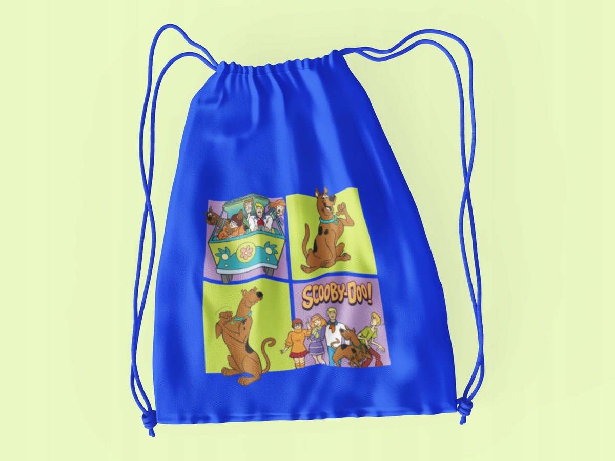 WOREK DO SZKOŁY WF/BUTY SCOOBY DOO + IMIĘ