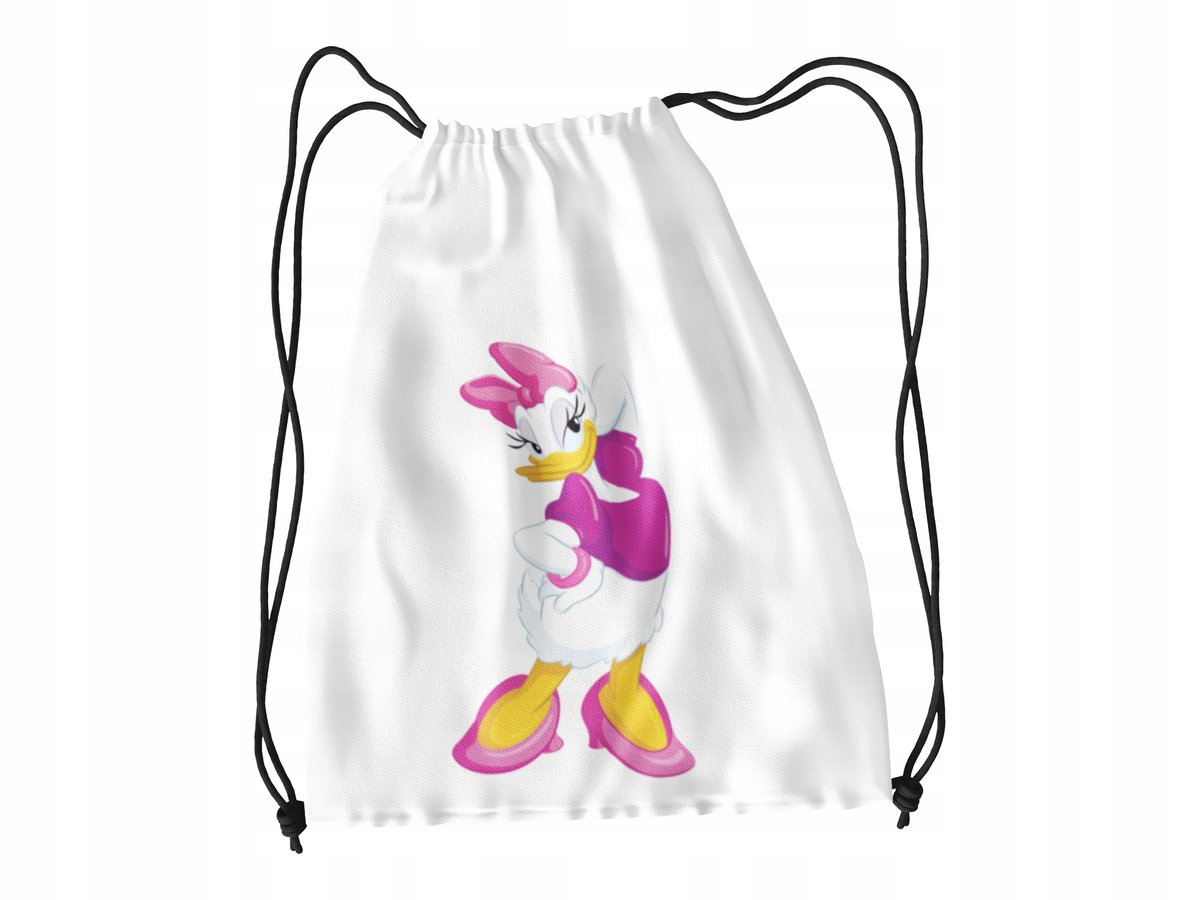 WOREK DO SZKOŁY WF/BUTY KACZKA DAISY + IMIĘ