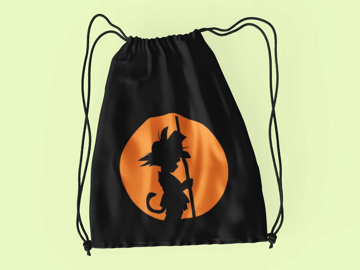 WOREK DO SZKOŁY WF/BUTY DRAGONBALL + IMIĘ