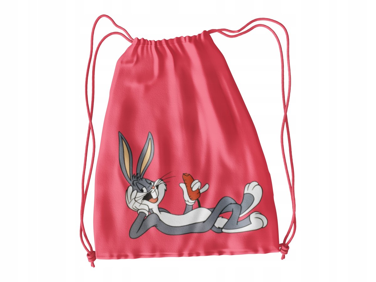 WOREK DO SZKOŁY WF/BUTY KRÓLIK BUGS + IMIĘ