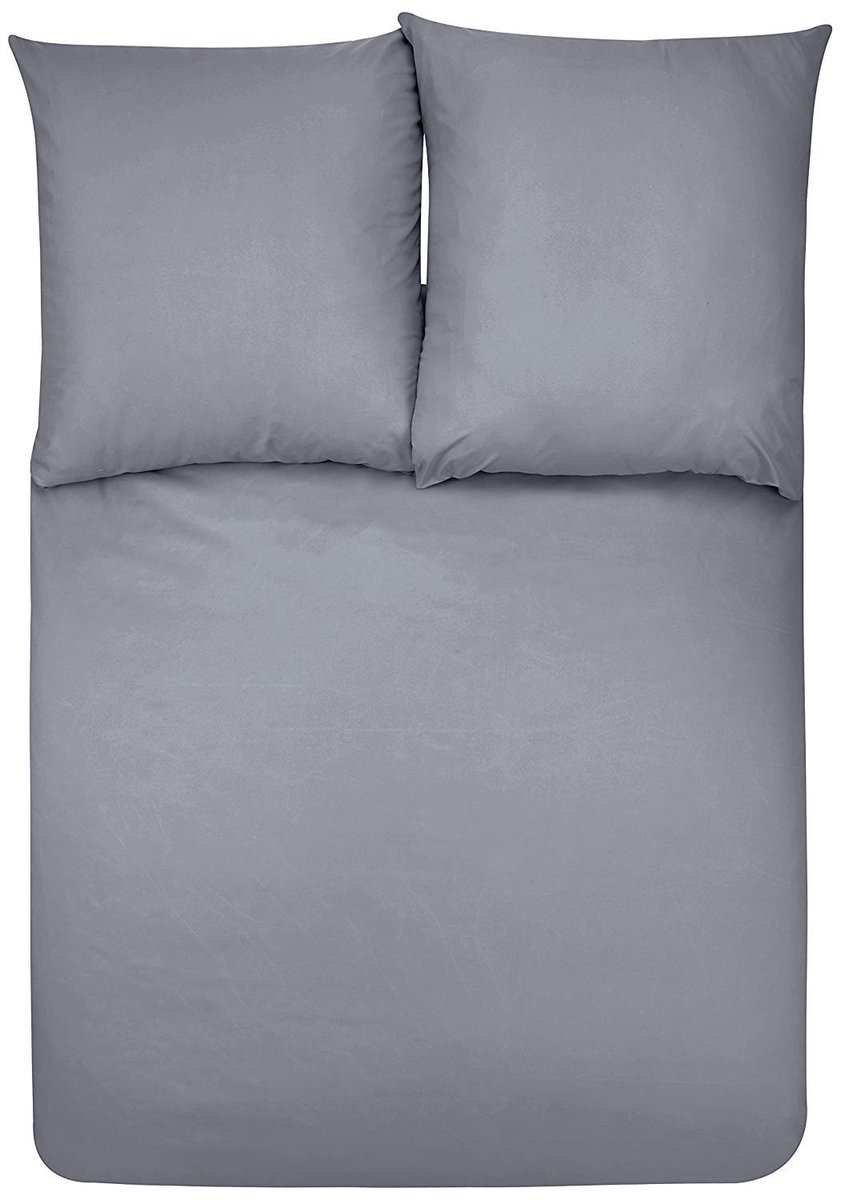Komplet pościeli kołdra 155x 220cm 2xpoduszka 80x80cm Szary Mikrofibra
