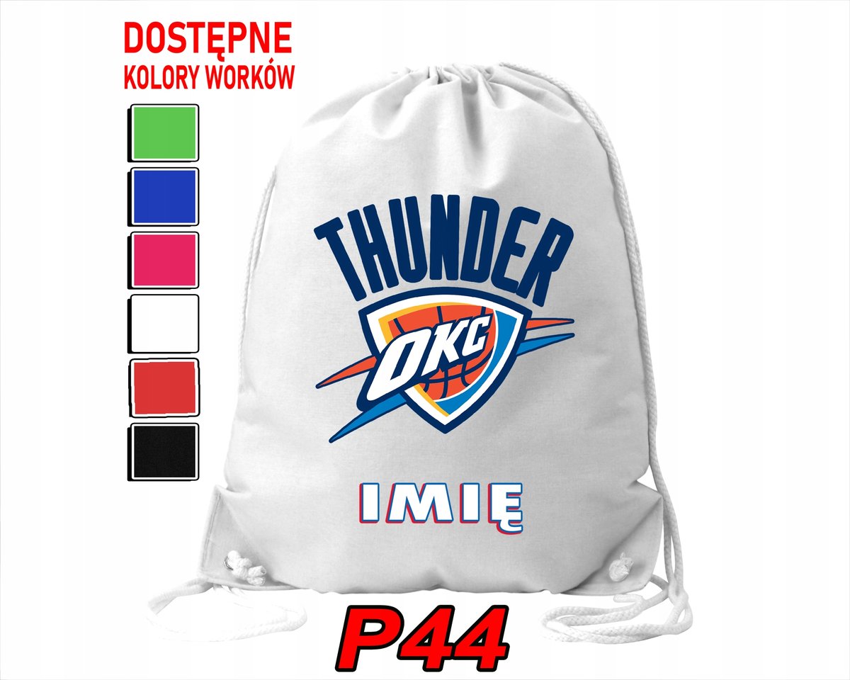 WOREK SZKOLNY NA WF TRENING BUTY SPORTOWY DLA FANA OKLAHOMA CITY THUNDER