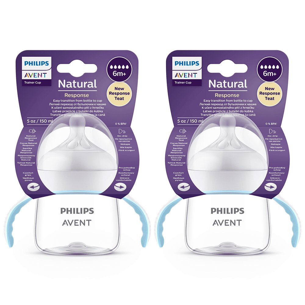 2x KUBEK TRENINGOWY PHILIPS AVENT SCF263/61 NATURAL RESPONSE 150ML 6M+
