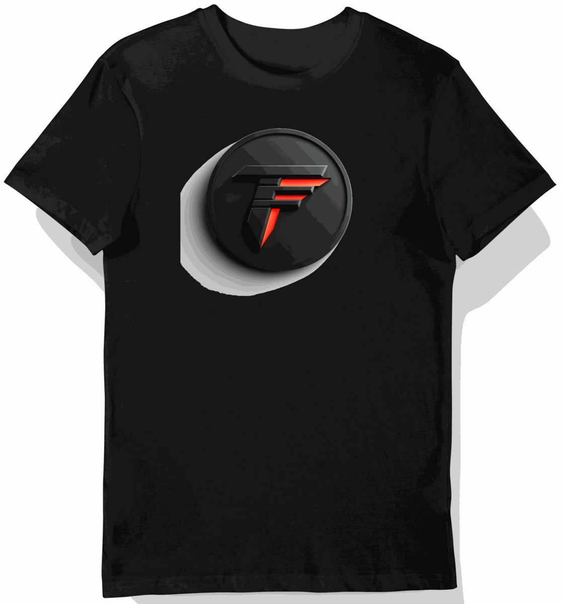 Koszulka męska czarna z nadrukiem logo FaZe Clan L