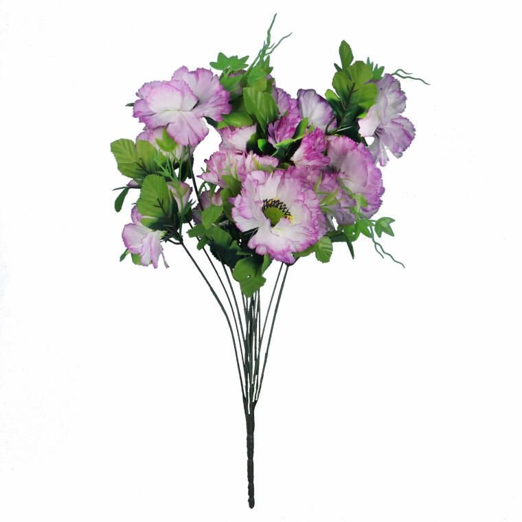 Sztuczny Bukiet Jasno fioletowych Anemonów - 14 Sz
