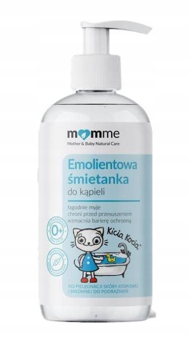 MOMME Kicia Kocia EMOLIENTOWA Śmietanka do kąpieli emulsja 200 ml