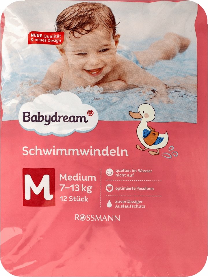 BABYDREAM pieluszki do pływania Medium, 7-13 kg