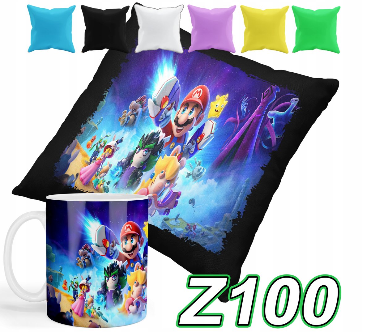 ZESTAW KUBEK +POSZEWKA Z NADRUKIEM PREZENT GRY SUPER MARIO +IMIĘ