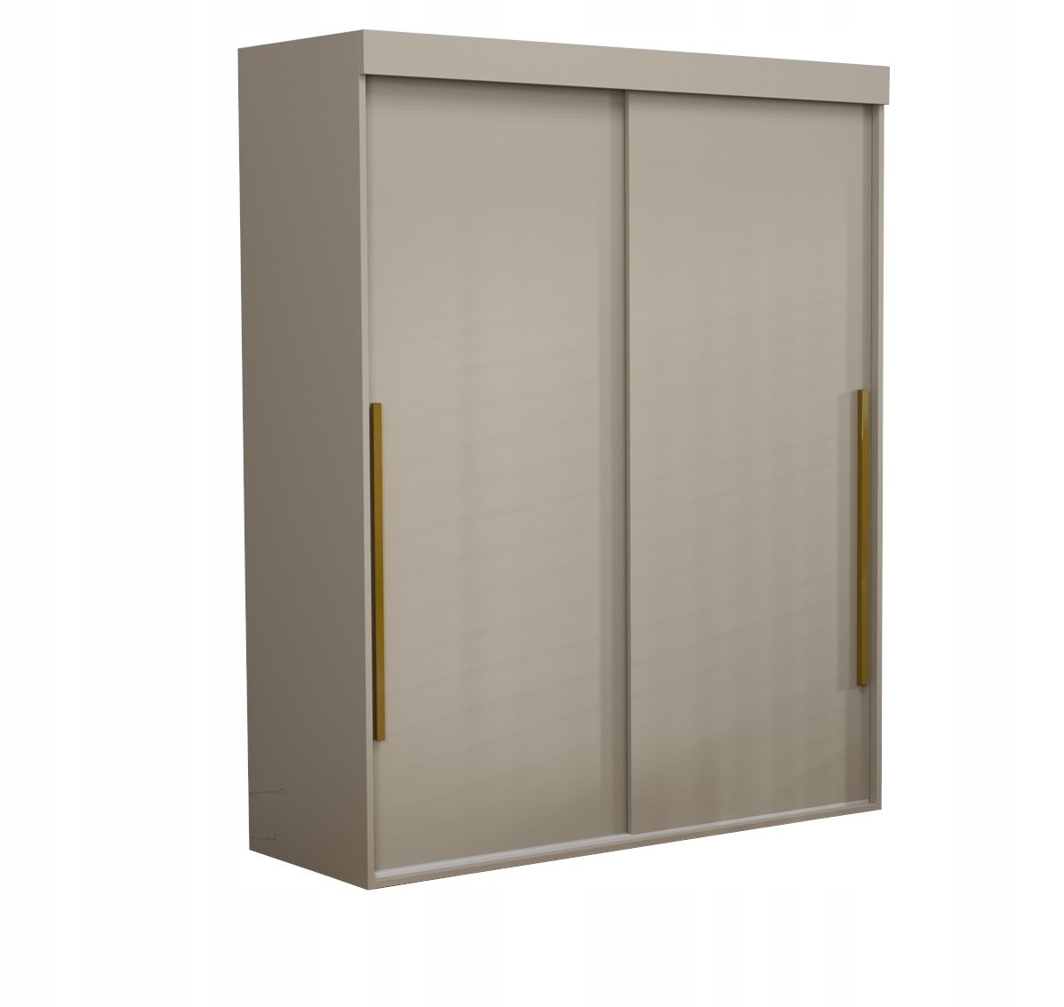 DUŻA SZAFA PRZESUWNA DO PRZEDPOKOJU Z PÓŁKAMI GŁ. 45,5CM 190x202 KASZMIR