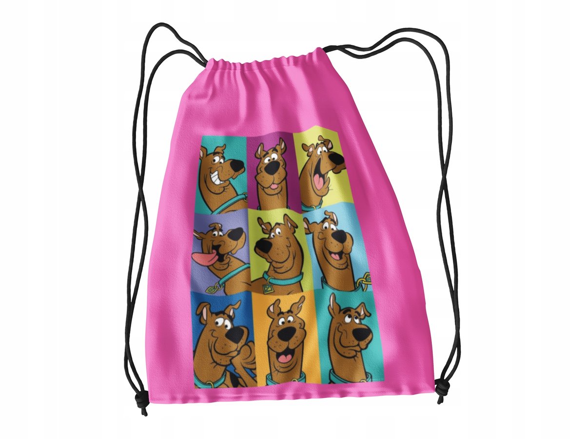 WOREK DO SZKOŁY WF/BUTY SCOOBY DOO + IMIĘ