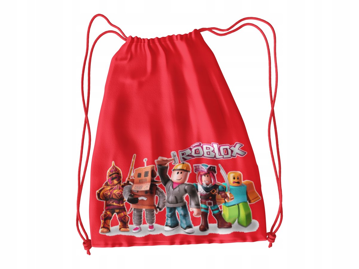 WOREK DO SZKOŁY WF/BUTY ROBLOX + IMIĘ