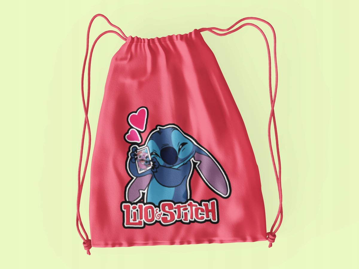 WOREK DO SZKOŁY WF/BUTY STITCH + IMIĘ