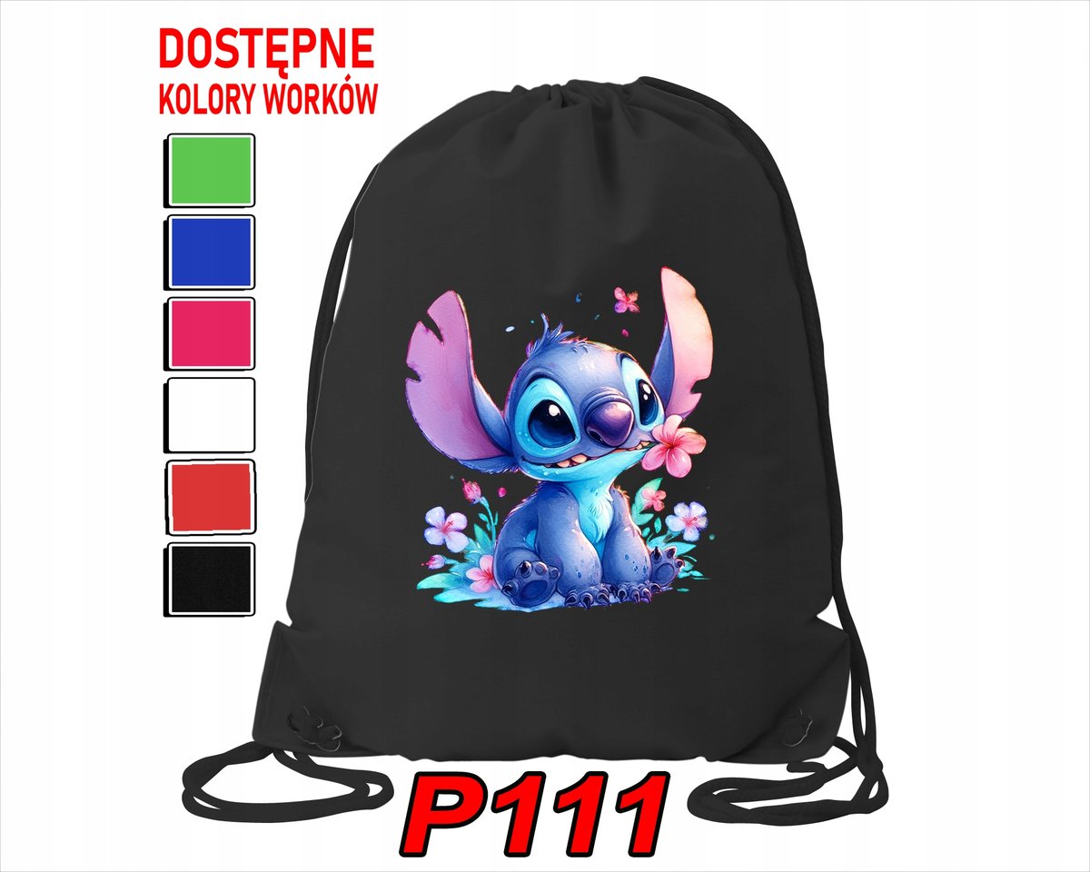 WOREK SZKOLNY NA WF BUTY SPORTOWY DLA DZIECKA STICZ 5 WZORÓW + IMIĘ