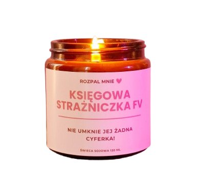 Świeczka sojowa Księgowa Strazniczka FV