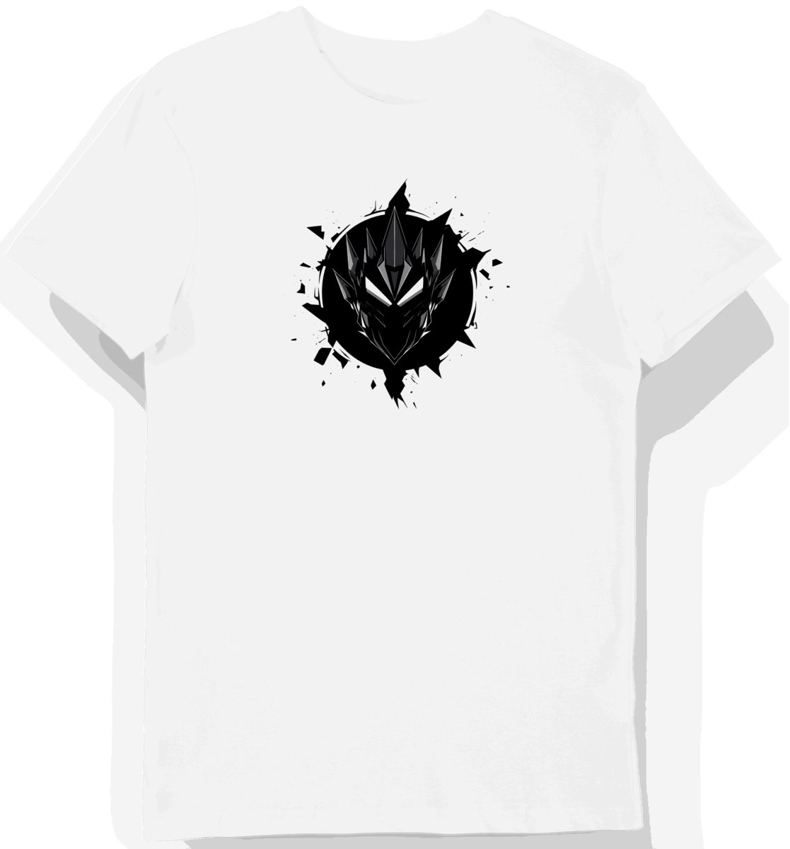 Koszulka męska biała z nadrukiem korony drużyn esportowych L