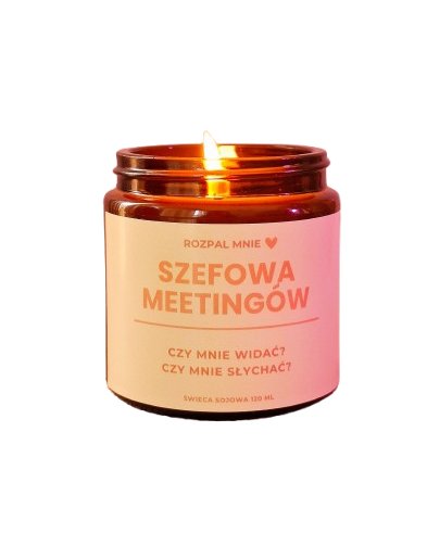 Świeczka sojowa SZEFOWA MEETINGÓW