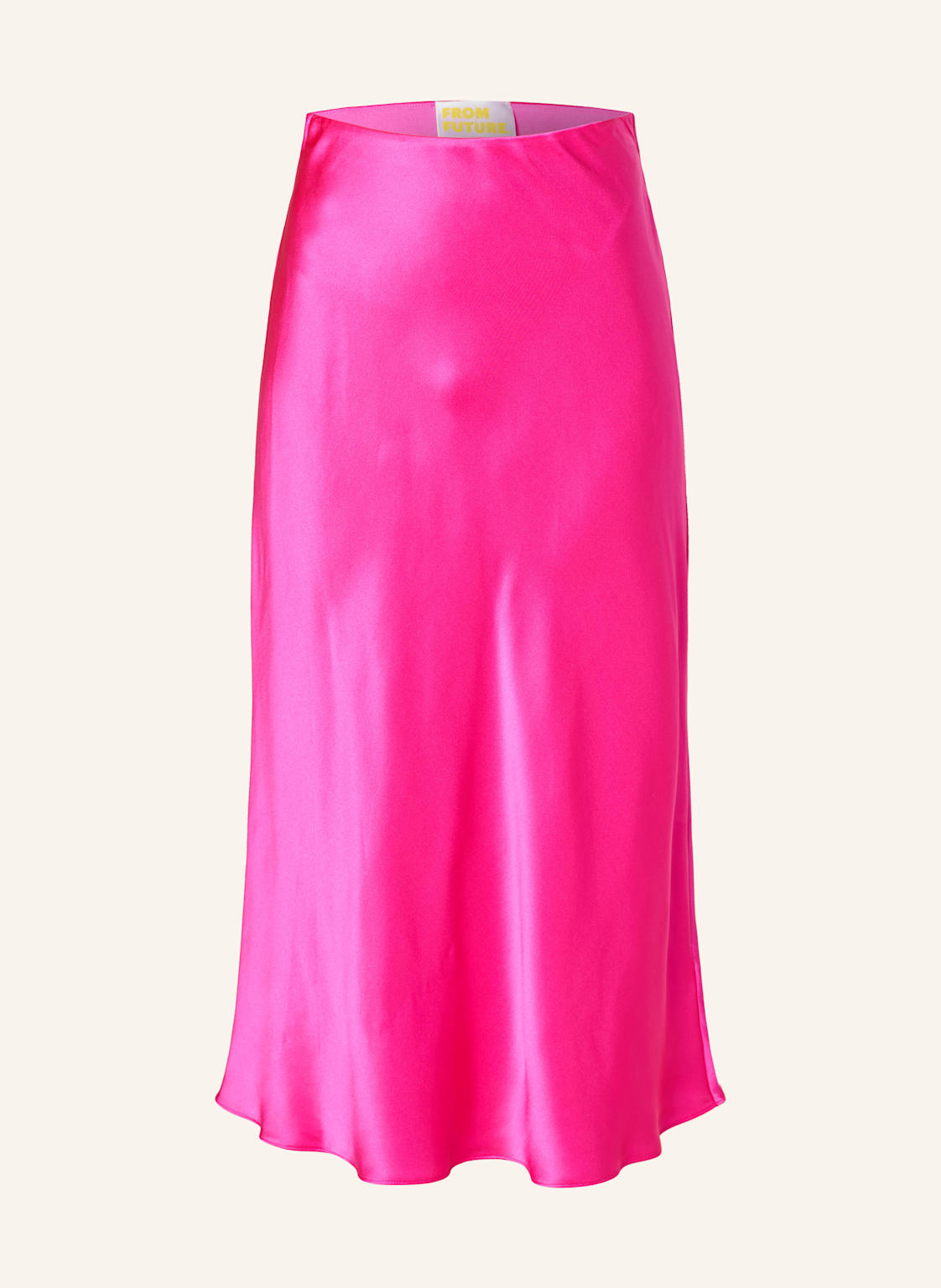 From Future Spódnica Z Jedwabiu pink