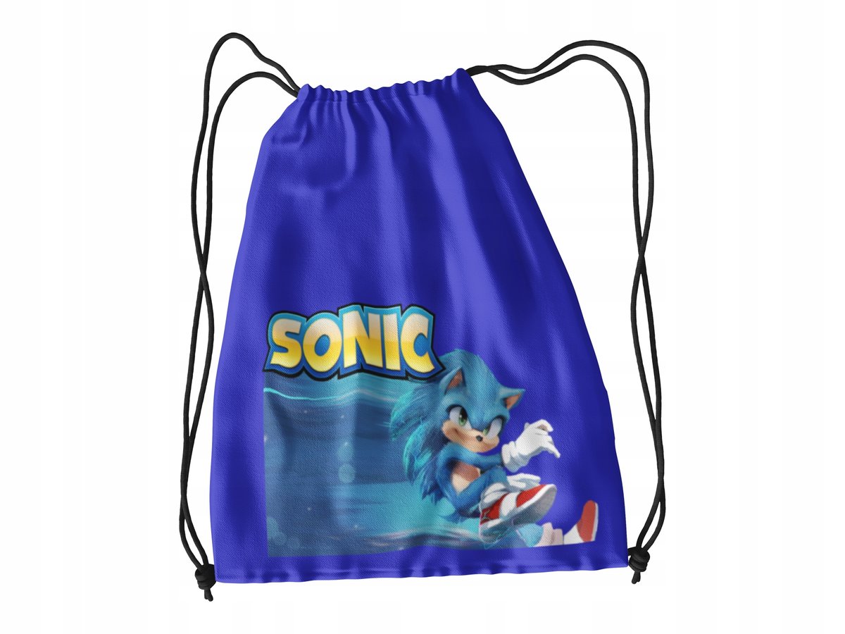 WOREK DO SZKOŁY WF/BUTY SONIC+ IMIĘ