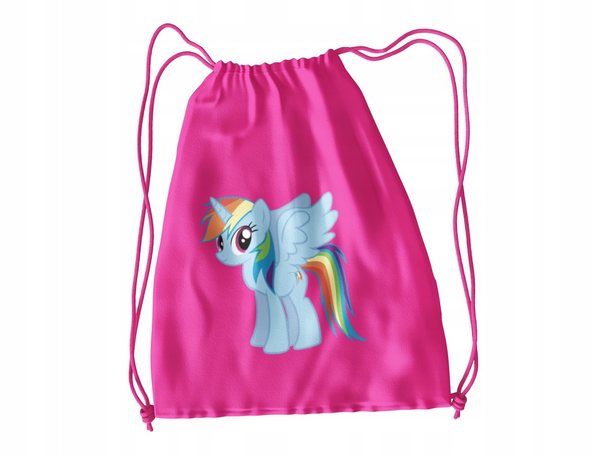 WOREK DO SZKOŁY WF/BUTY MY LITTLE PONNY + IMIĘ
