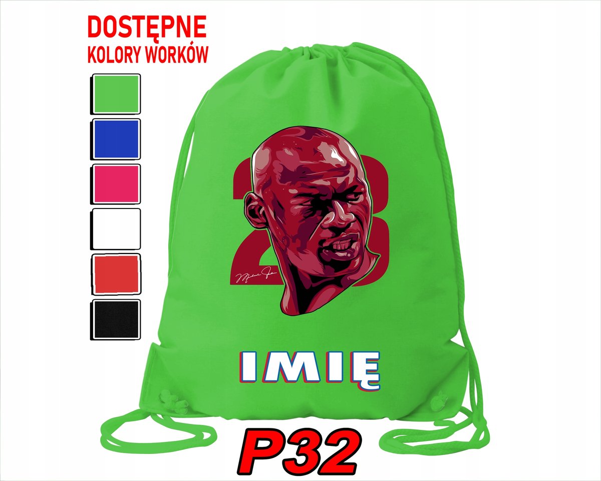 WOREK SZKOLNY NA WF TRENING BUTY SPORTOWY DLA FANA MICHAEL KOSZYKARZ NBA MJ