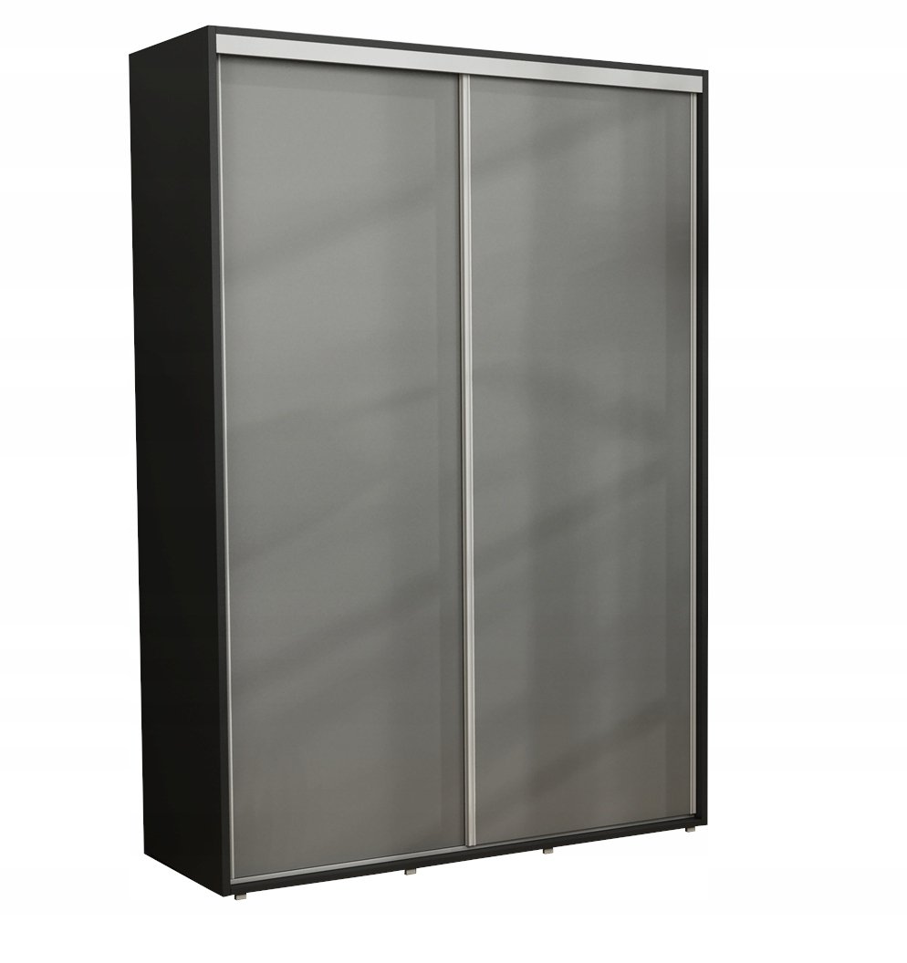 Nowoczesna Szafa Przesuwna Iga 170 x 242 CZARNY+ANTRACYT/ Wymiar