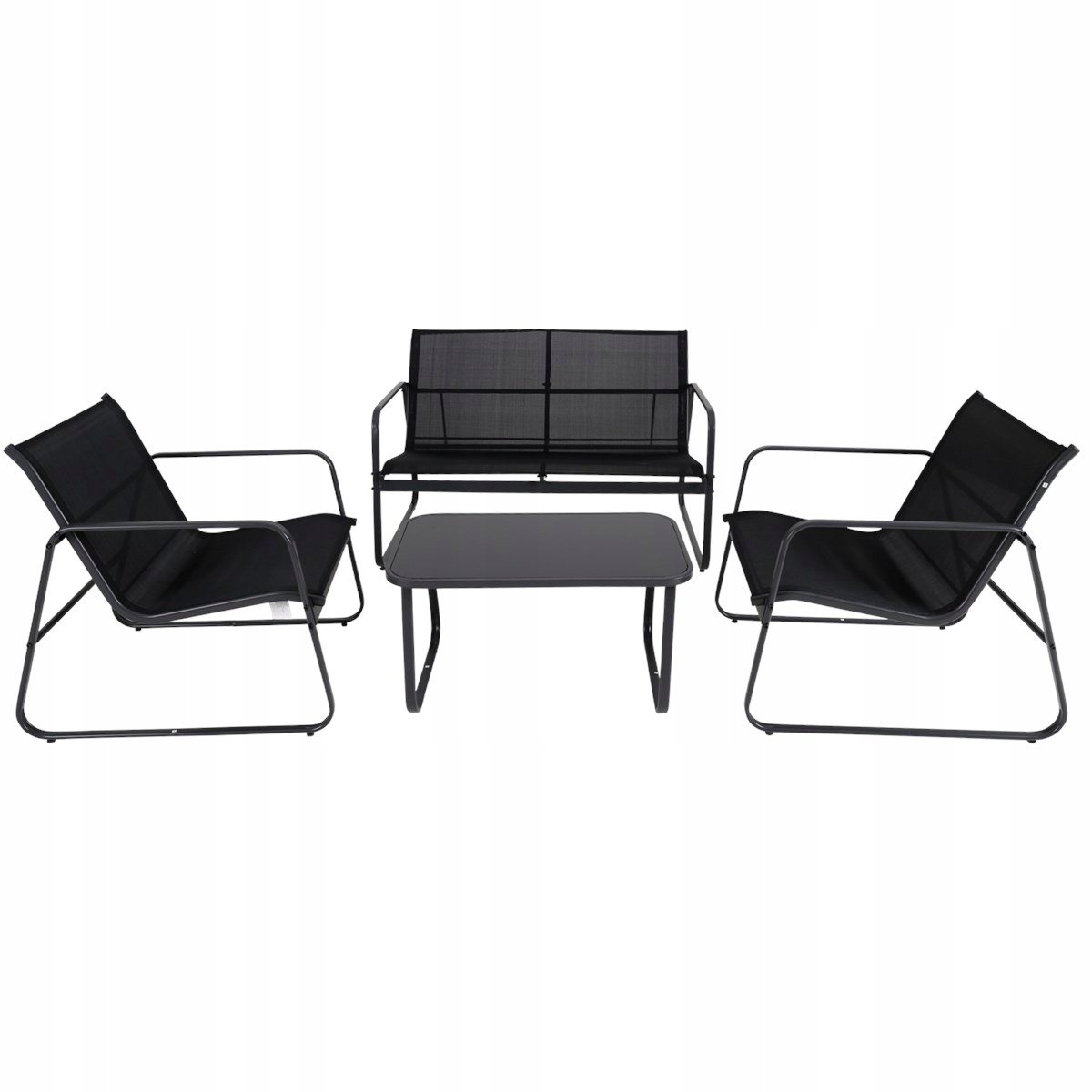 Zestaw mebli ogrodowych wypoczynek SOFA KRZESŁA STÓŁ 4 elementy