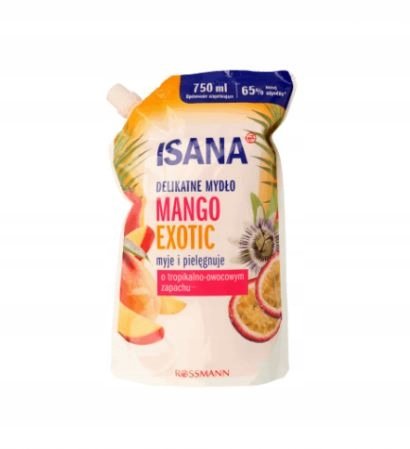 Isana mydło w płynie MANGO EXOTIC zapas MEGA 750ml