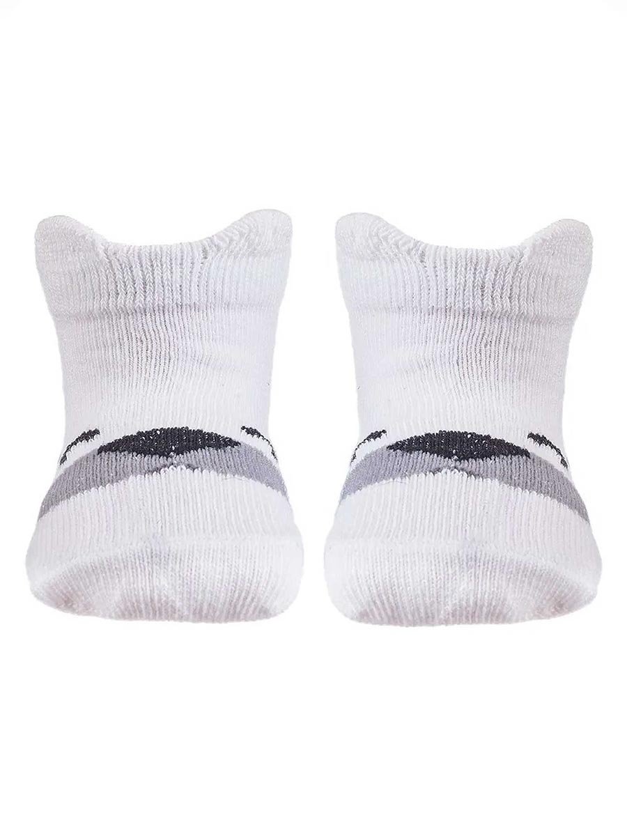 Stopki wzorowane z uszkami 3D, dziewczynka, biały, Be Snazzy r.18/20