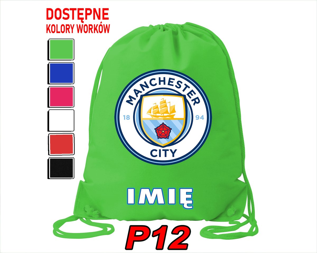 WOREK SZKOLNY NA WF TRENING BUTY SPORTOWY DLA FANA MANCHESTER CITY KLUBY
