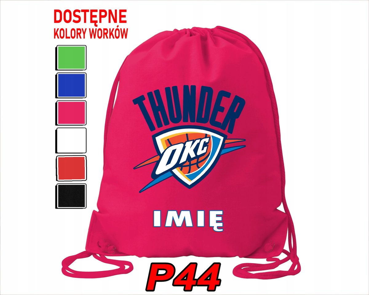 WOREK SZKOLNY NA WF TRENING BUTY SPORTOWY DLA FANA OKLAHOMA CITY THUNDER
