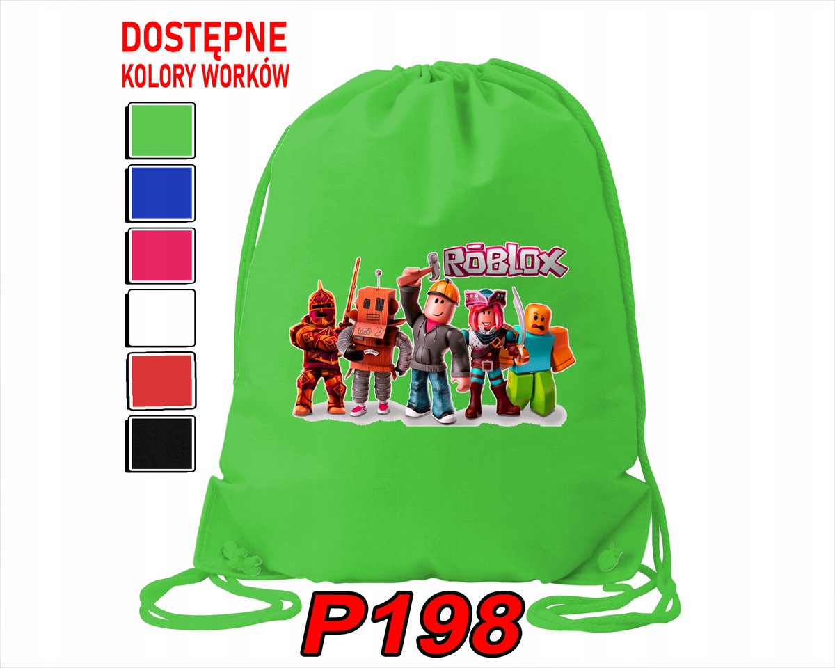 WOREK SZKOLNY NA WF BUTY SPORTOWY DLA DZIECKA GRY 5 WZORÓW + IMIĘ