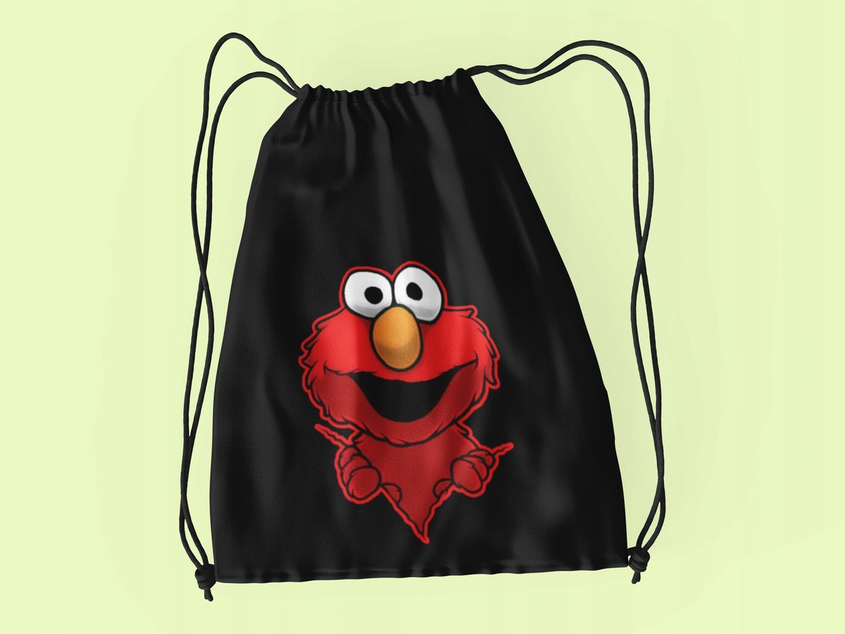 WOREK DO SZKOŁY WF/BUTY ELMO + IMIĘ
