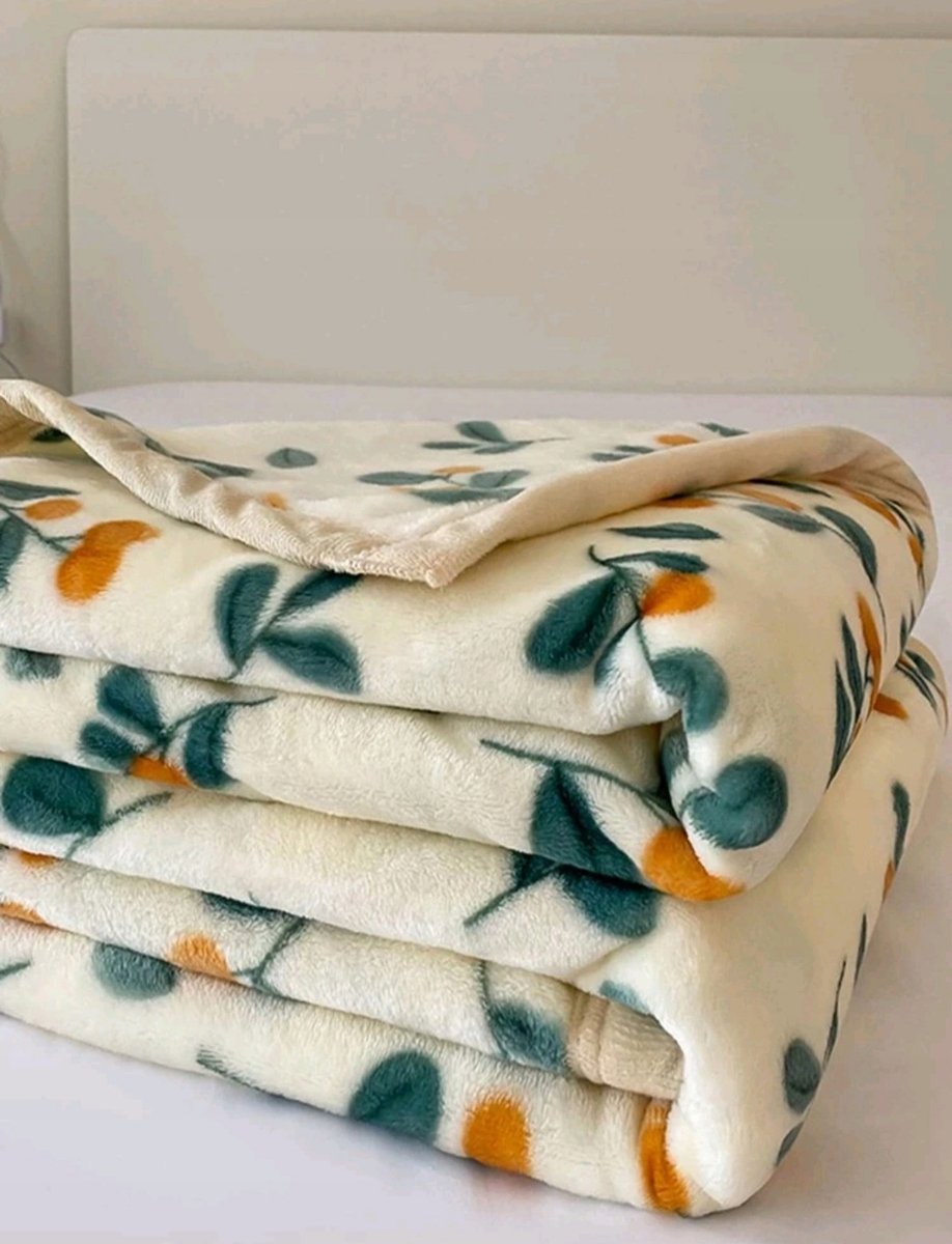 Koc pled z polaru WIOSNA,pled piknikowy BOHO 120/200cm