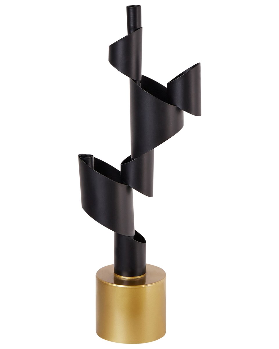 Świecznik AMILLY Metal 51 cm Czarny