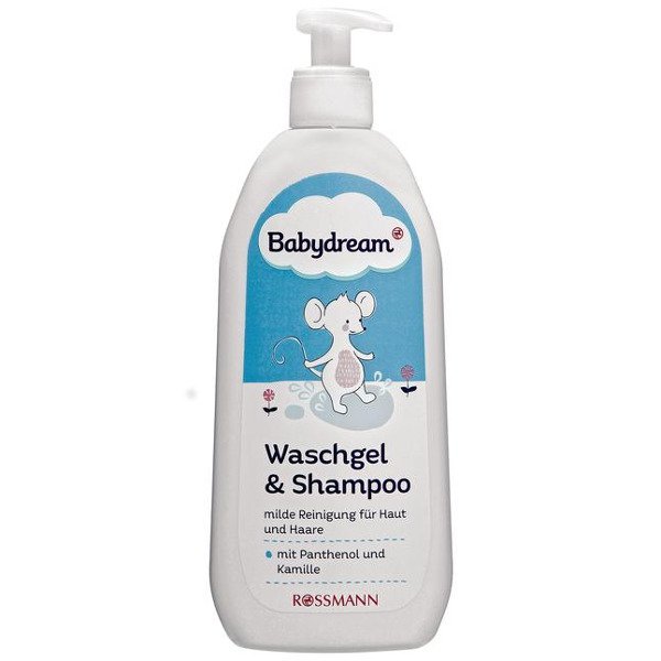 Babydream, Żel do mycia ciała i włosów, 500 ml