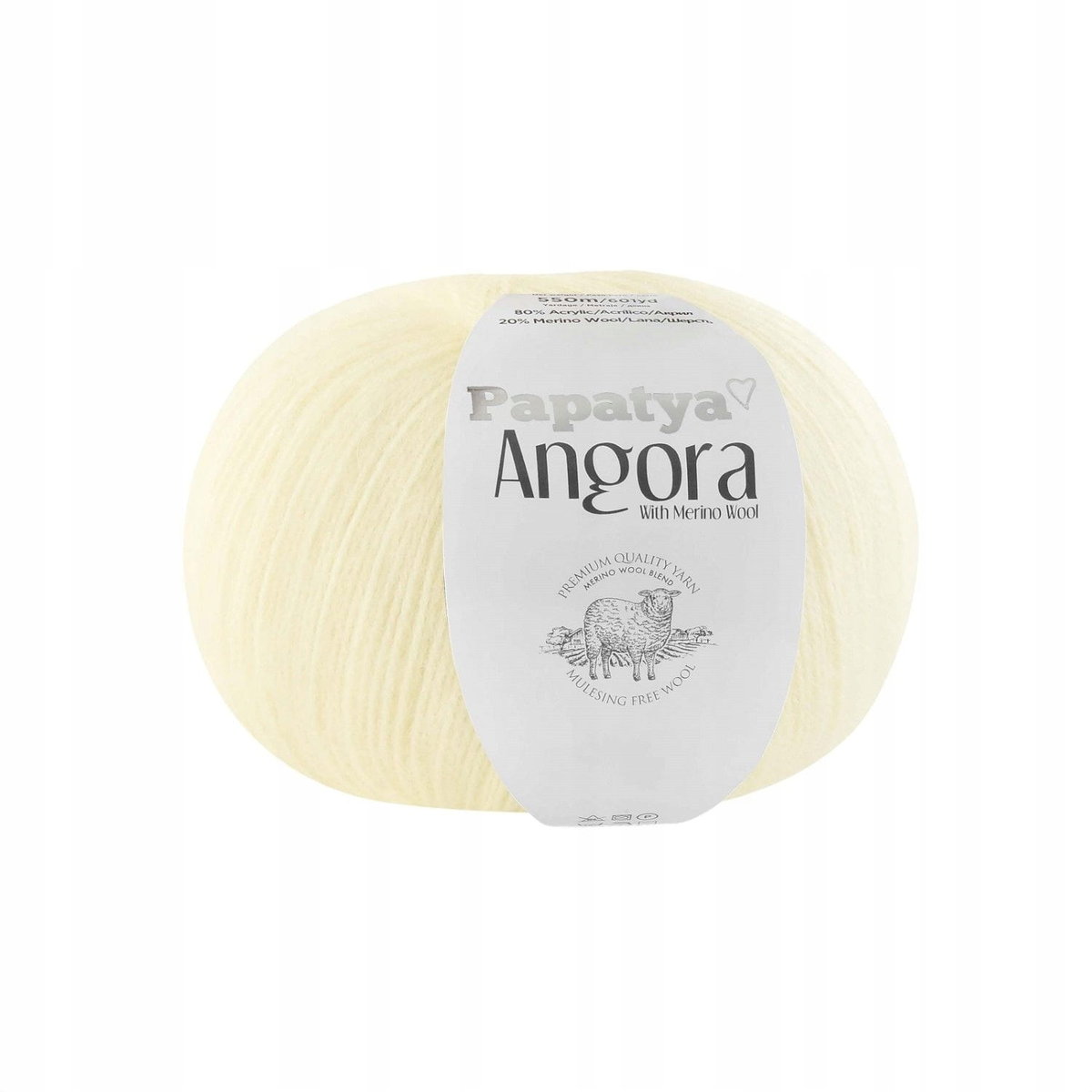 Włóczka Papatya Angora 1930 100G/550M