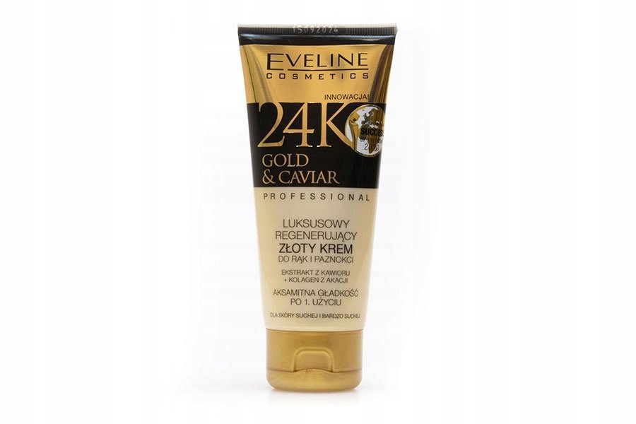 Luksusowy krem do rąk i paznokci Eveline ze złotem gold 100ml