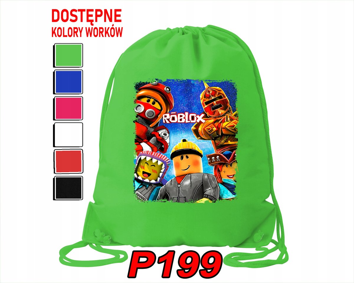 WOREK SZKOLNY NA WF BUTY SPORTOWY DLA DZIECKA GRY 5 WZORÓW + IMIĘ