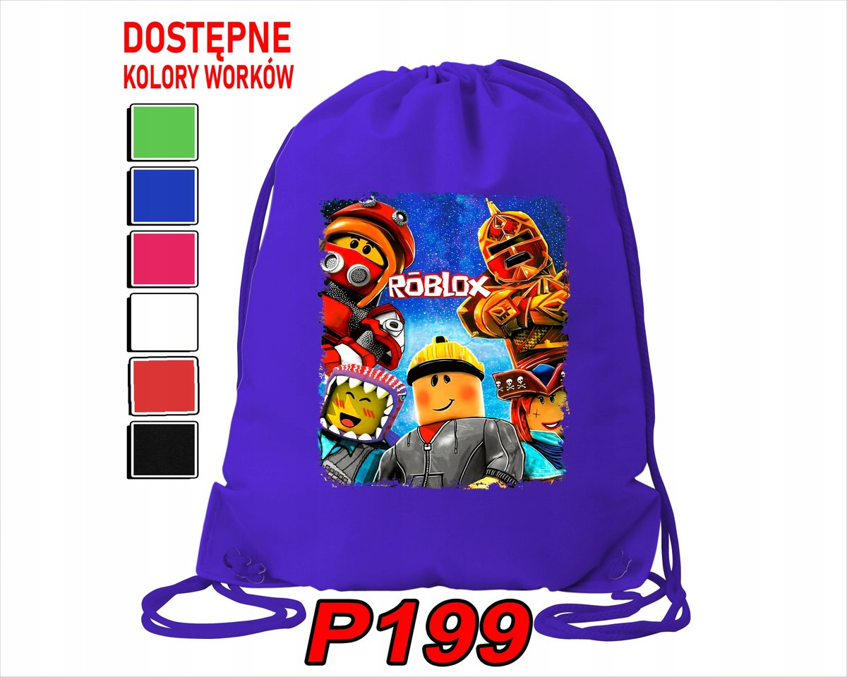 WOREK SZKOLNY NA WF BUTY SPORTOWY DLA DZIECKA GRY 5 WZORÓW + IMIĘ