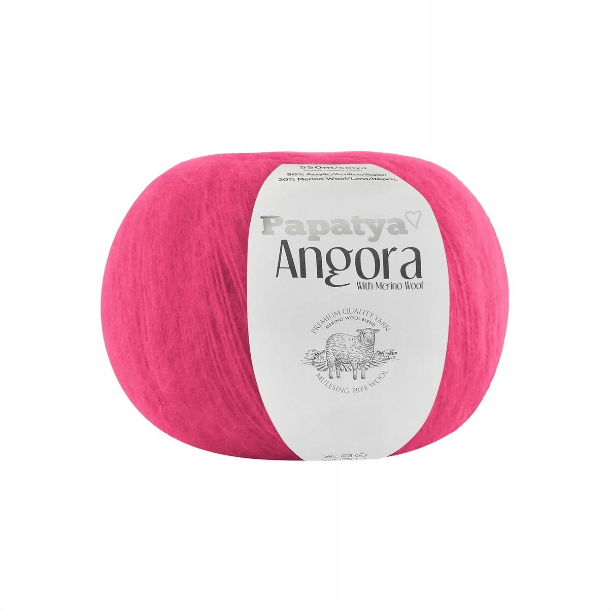Włóczka Papatya Angora ( 4060 ) 100G/550M