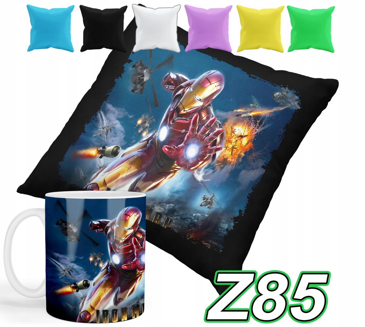 ZESTAW KUBEK +POSZEWKA Z NADRUKIEM PREZENT MARVEL BAJKI +IMIĘ