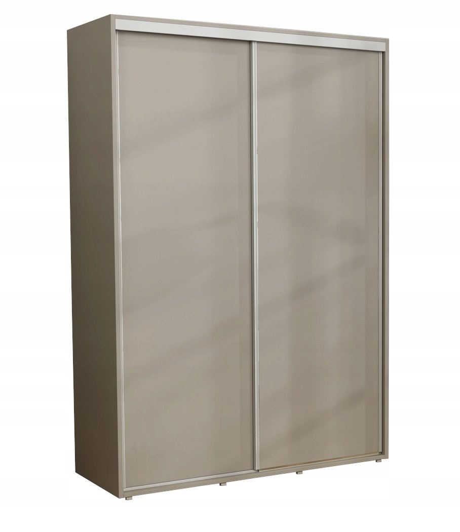 Nowoczesna Szafa Przesuwna Kacper Slim 160x220x45 Kaszmir