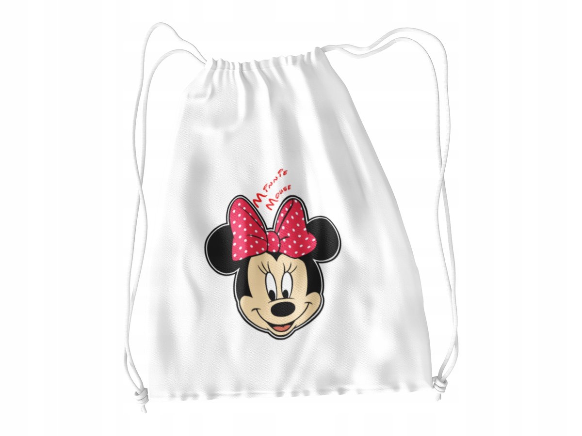 Worek Do Szkoły Wf/Buty Myszka Minnie + Imię