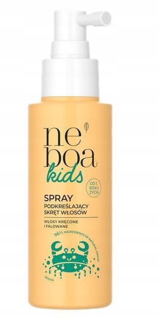 NEBOA Kids Spray ułatwiający rozczesywanie podkreślający fale i loki 100ml