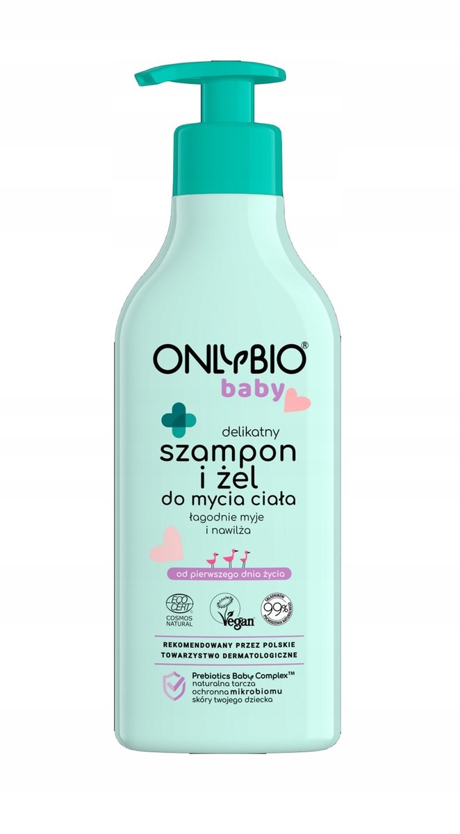 Onlybio Baby szampon i żel do mycia ciała 300 ml