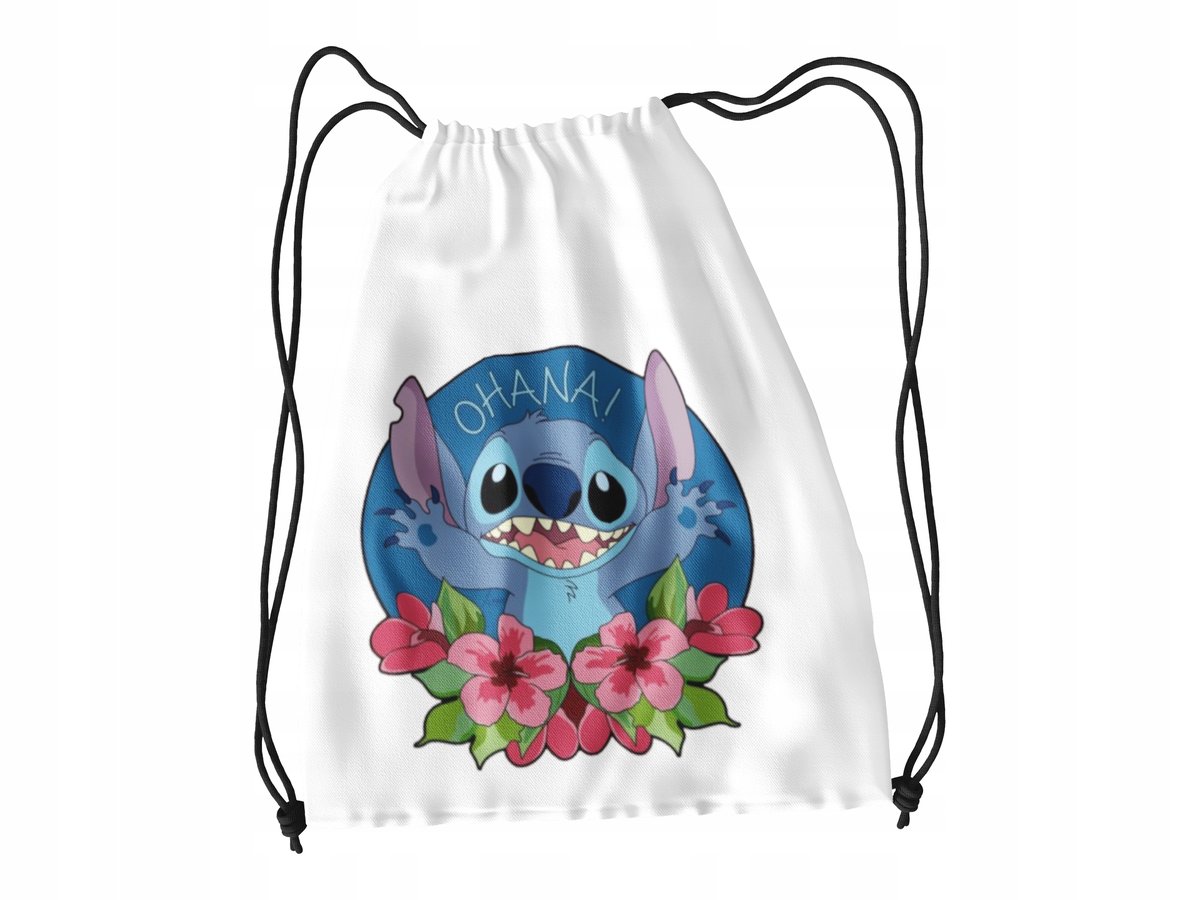 WOREK DO SZKOŁY WF/BUTY STITCH + IMIĘ